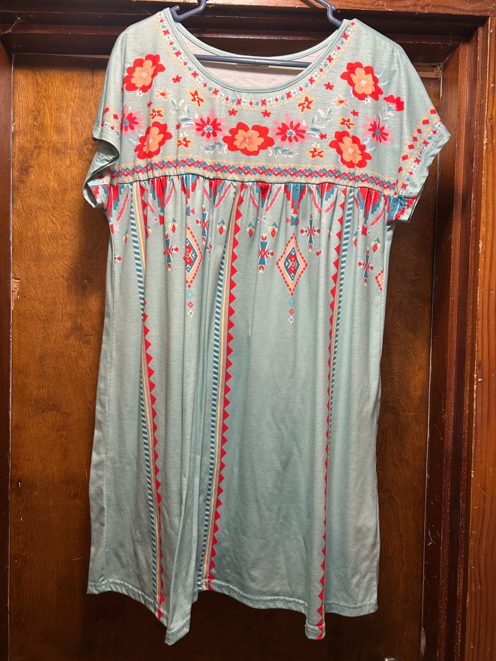 Women’s Mint Green Floral Dress